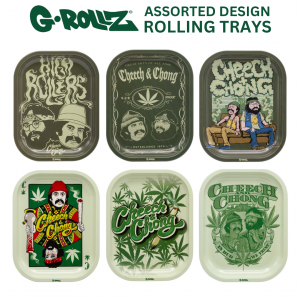 G-ROLLZ | Cheech & Chong™ Mix Small Tray 14 x18 cm - 6ct Pack [CC3300-PK]